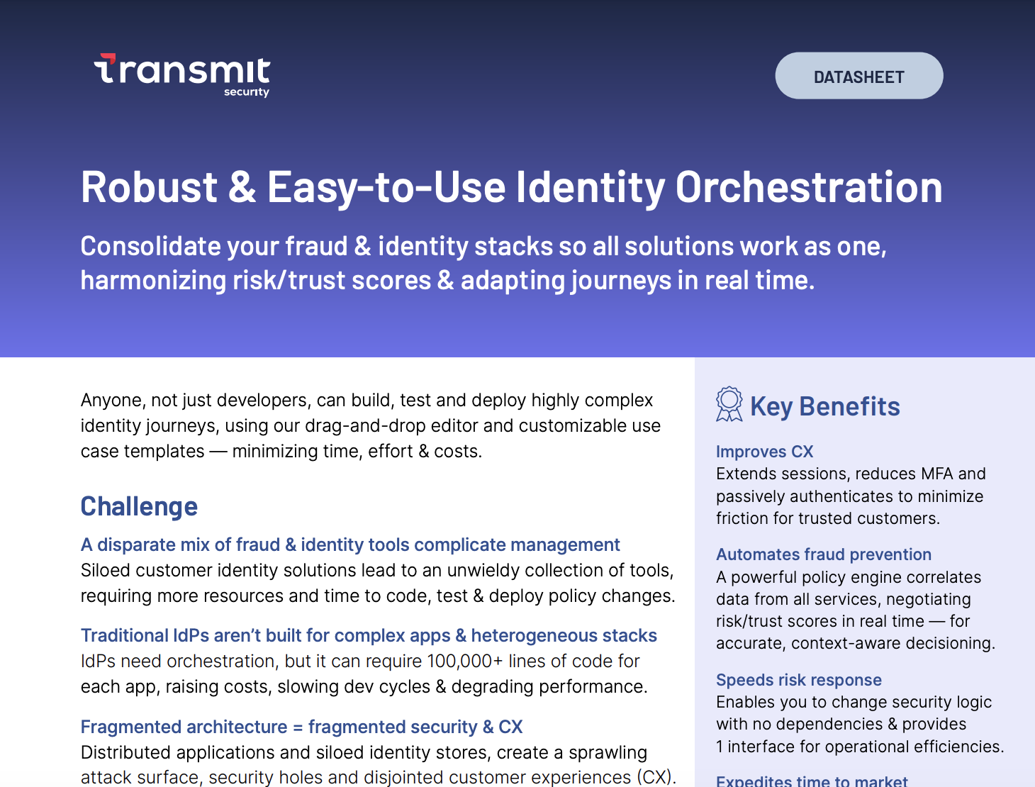 Transmit Security Identity Orchestration